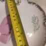 BONE CHAINA old hanging plate souvenir of first holy communion for girl STAMPED FOREIGN. Image 4
