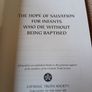 Rare Find Catholic Truth Society. The Hope for Salvation for the Infants who die without being Baptized. Religious. Image 3