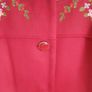 BNWT Savida Burgandy Arizona Embroidered Coat Image 5