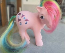 Parasol Rainbow Ponies MLP G1 My Little Pony 1983