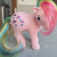 Parasol Rainbow Ponies MLP G1 My Little Pony 1983