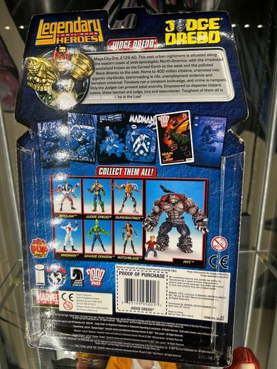 Judge Dredd Legendary Comic Book Heroes 6 inch Action Figure