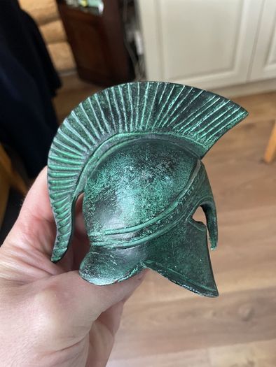Steel Helmet Ornament.