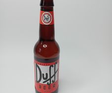 Duff Beer Bottle From 2009 -very Rare Only 1 On Ebay Retro Simpsons Genuine Prop