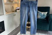 Ladies Med Indigo Slim Fit Ankle Grazer Jeans from Marks &amp; Spencer