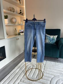 Ladies Med Indigo Slim Fit Ankle Grazer Jeans from Marks & Spencer