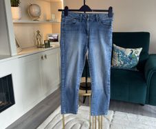 Ladies Med Indigo Slim Fit Ankle Grazer Jeans from Marks & Spencer