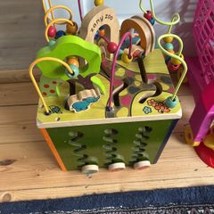 Battat Zany Zoo Wooden Activity Cube Assortment