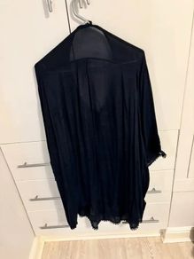 Black Embellished Tunic Top Yours Clothing Plus Size 9XL