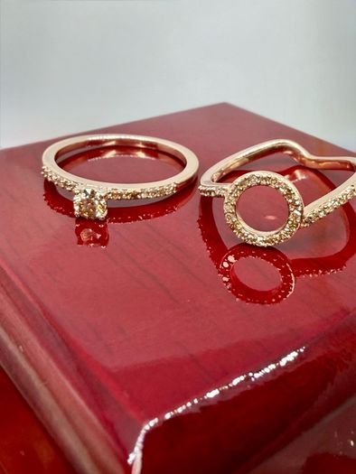 Diamond Interlocking Ring