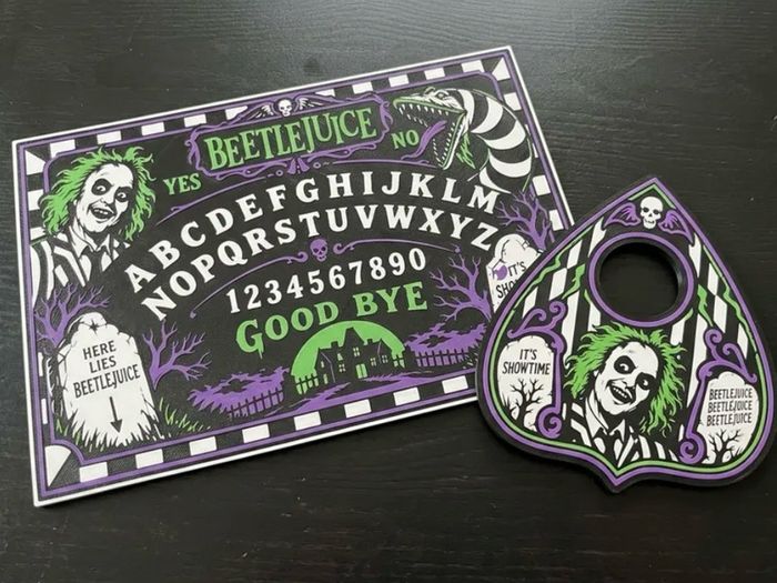 Beetlejuice Ouija board
