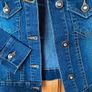 Girls Brand New Soft Denim Jacket with 9 diamond buttons Image 2