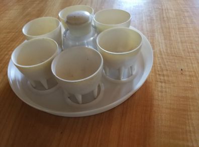 vintage egg cup set