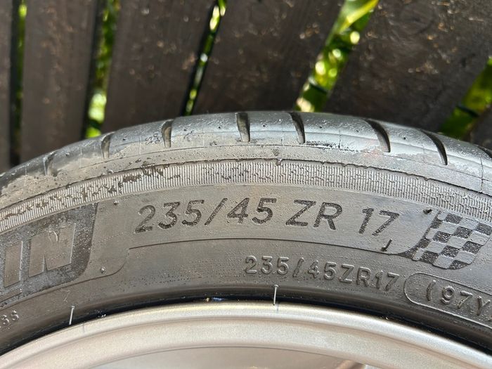 17" Mercedes AMG Aero Alloys with Michelin Tires