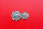 2 Irish 5p 1980/2000