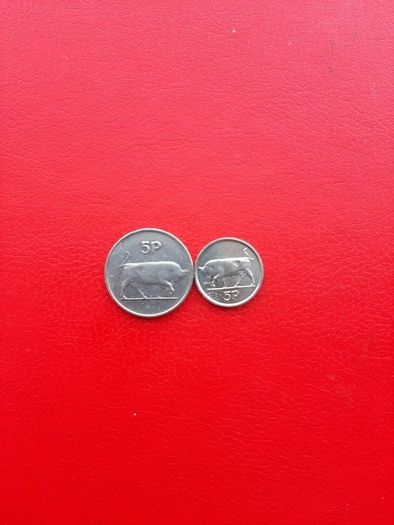 2 Irish 5p 1980/2000