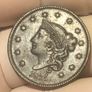 1835 Large one cent Coronet Image 5