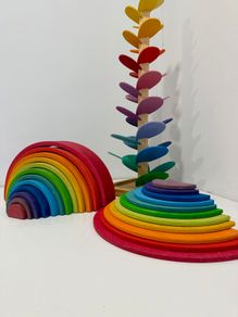 Grimms rainbow, semi circles and marble tree