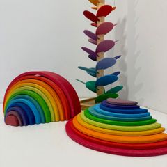 Grimms rainbow, semi circles and marble tree