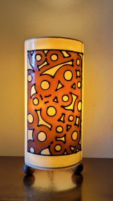 Mid-century cylinder lamp
