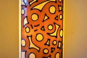 Mid-century cylinder lamp