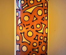 Mid-century cylinder lamp