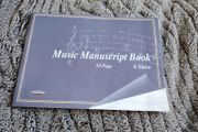 Music Manuscript Book