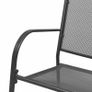 Garden Bench with Armrests Steel  - Free Delivery Nationwide Image 6