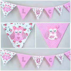 Eco-Friendly Personalised Cotton Bunting Made to Order