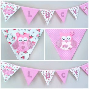 Eco-Friendly Personalised Cotton Bunting Made to Order