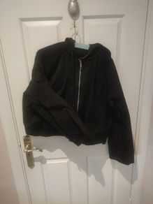 cropped anorak jacket