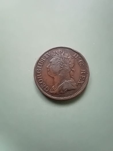 Ireland 1822 Geo IV Halfpenny