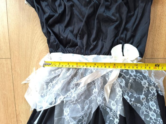 Gothic Maid Halloween Costume Adult Plus Size XXL Black Bride