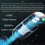 8000Pa Wireless Car Vacuum Cleaner Cordless Handheld Auto Vacuum Home & Car Dual Use Mini Vacuum Cleaner With Built-in Battrery Image 9