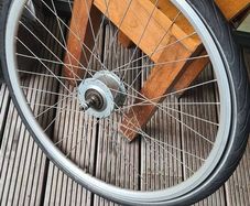 rear wheel shimano inter 8 hub