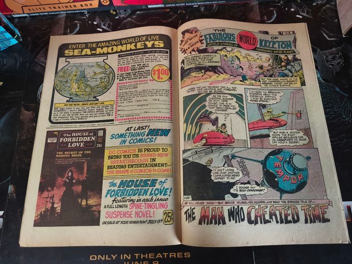 Superman ! Issue #240 ! Wonder Woman Appears ! Bronze Age Comic from 1971 ! by DC Comics !