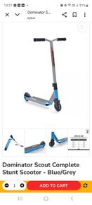 Dominator Scout Complete Stunt Scooter - Blue/Grey