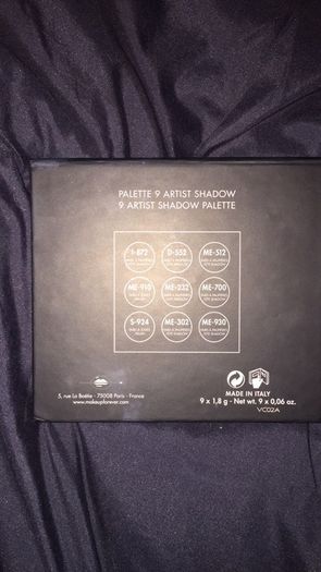 makeup for ever pallet