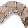 Drink coasters set of 6 with holder Handmade Wooden coasters for Coffee, Tea, Mugs, Cups, Wine Glasses Housewarming gift  Premium quality (MULTIPLE DESIGNS) Image 4