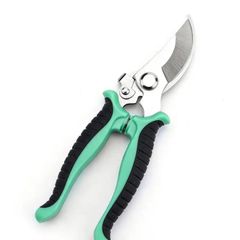 New green garden secateurs hand scissors