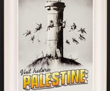 Banksy "Visit Historic Palestine" Framed Print