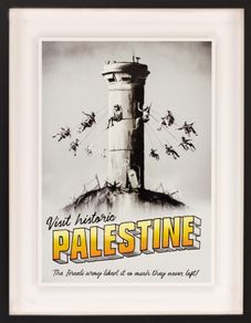 Banksy "Visit Historic Palestine" Framed Print