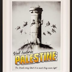 Banksy "Visit Historic Palestine" Framed Print