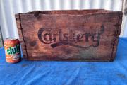Old Carlsberg wooden crate
