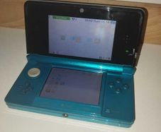 Nintendo 3DS Aqua Blue Console