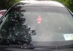 Car visor / sticker