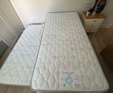 single bed with pull out bed underneath