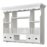 Wooden Kitchen Wall Cabinet White Image 2