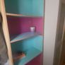 Kids bookcase dyed pink and blue, 5 compartments Image 6