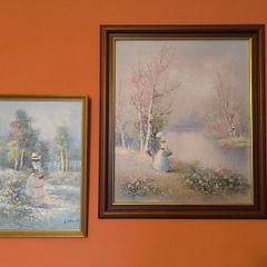2 x Oil on Board Paintings